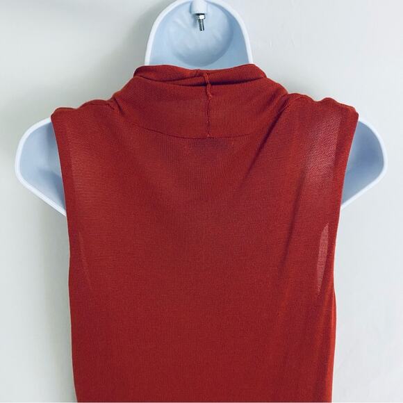 Joseph A Sleeveless Cardigan Size Medium - Picture 6 of 9